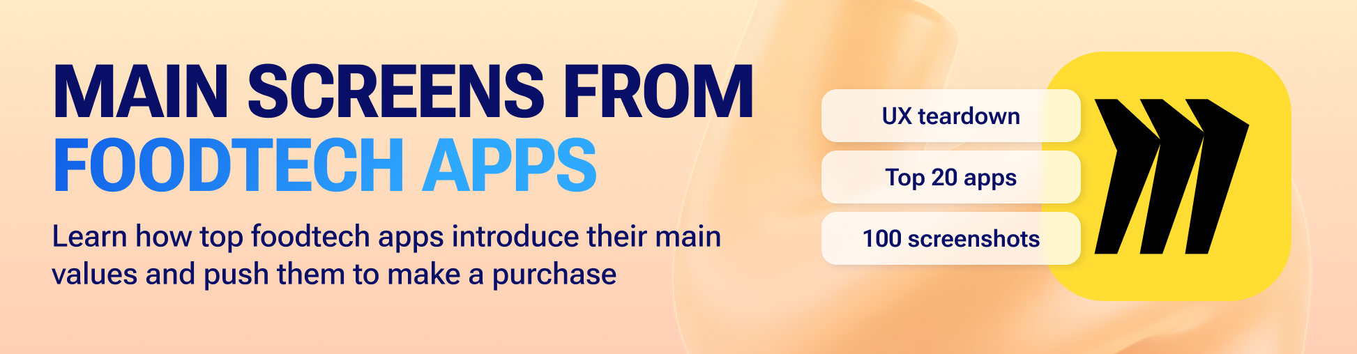 tablet Main screens foodtech